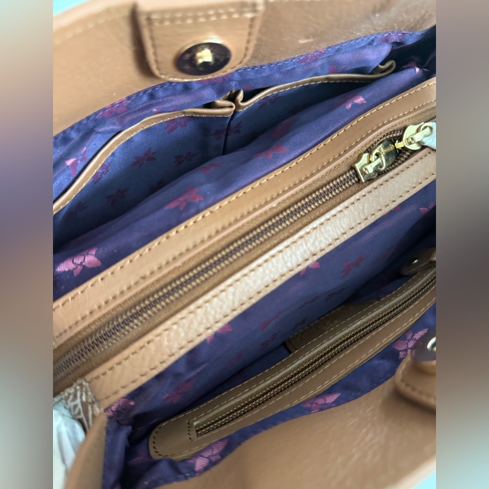 Anuschka Multi Compartment Satchel-690 - NWT - Picture 8 of 16